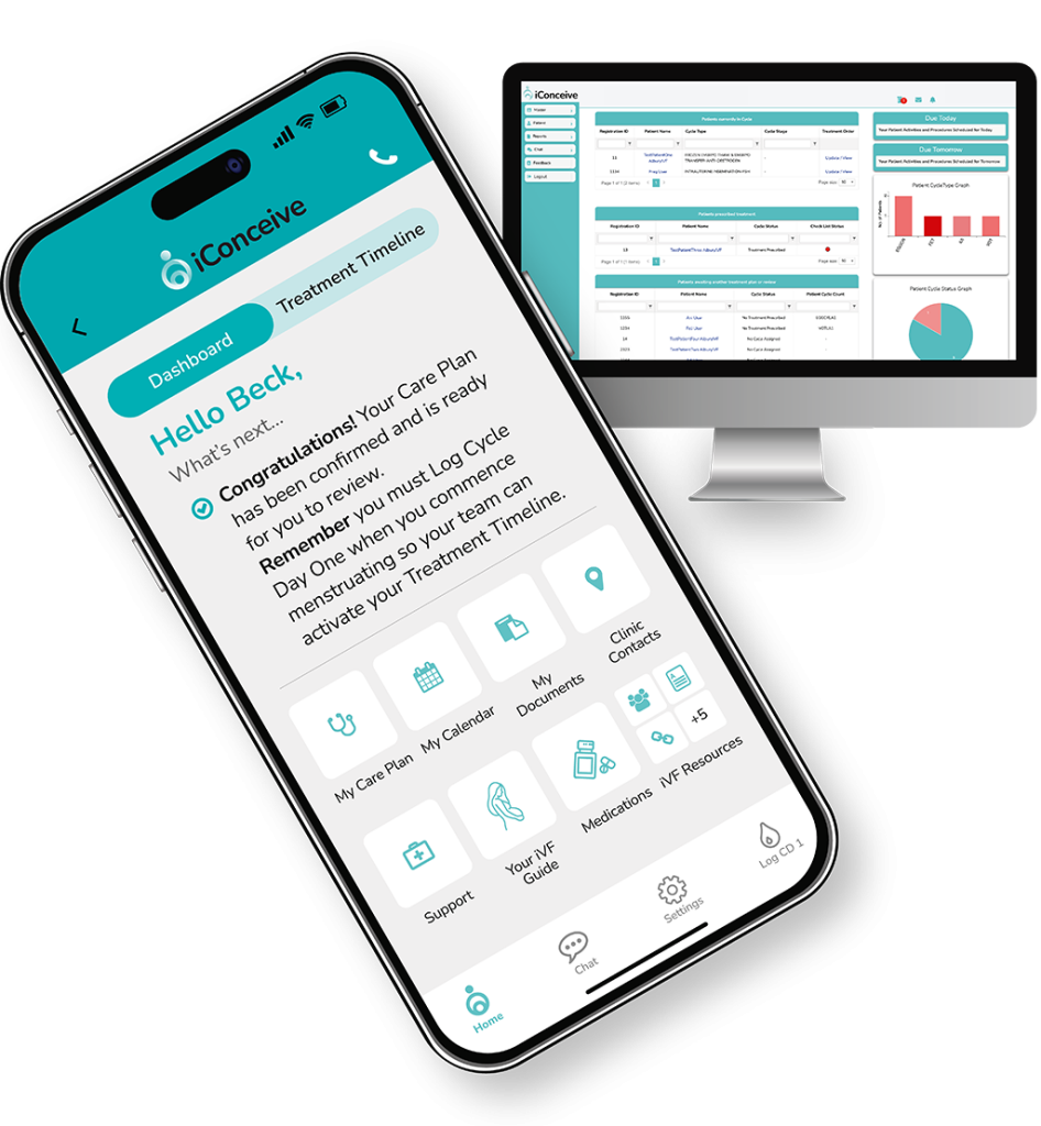 iConceive App Screens